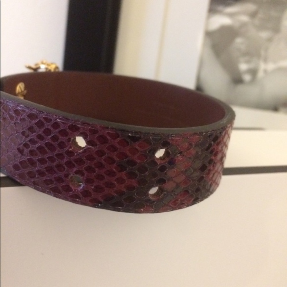 Alexander McQueen Red and Gold Bracelet - Picture 4 of 6